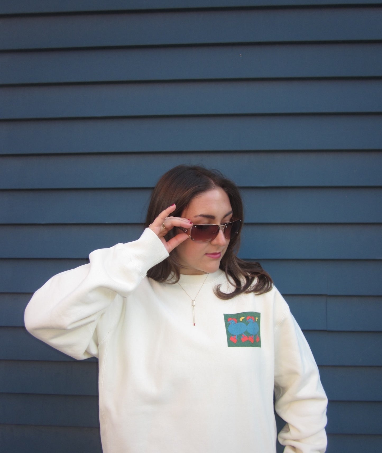 Rachel Hess - BIRD & DOUBLE BIRD Crew Sweatshirt